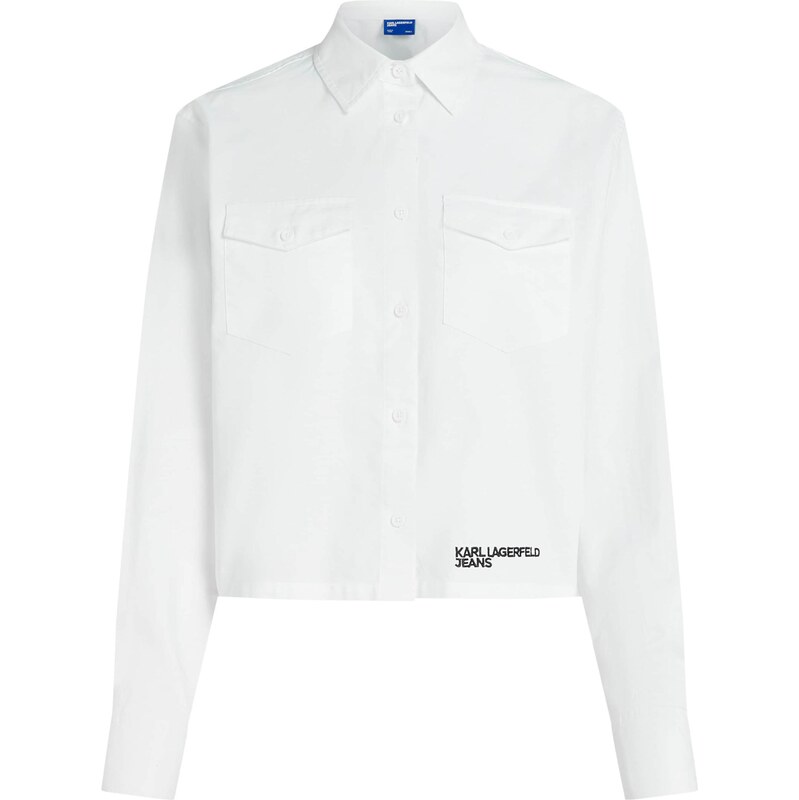 KARL LAGERFELD JEANS Halenka černá / bílá