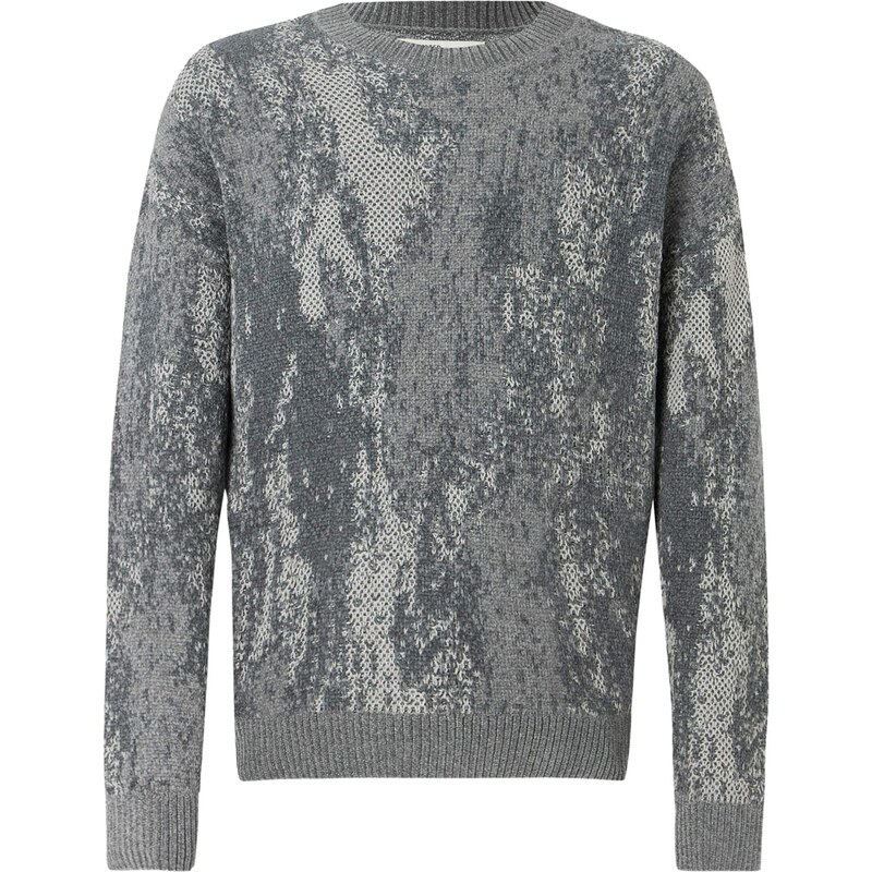 HOLLISTER Svetr TOKYO šedá / světle šedá / tmavě šedá