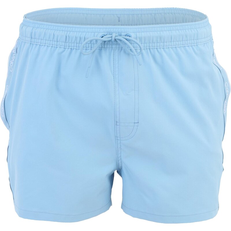 Calvin Klein Underwear Plavecké šortky pastelová modrá / bílá