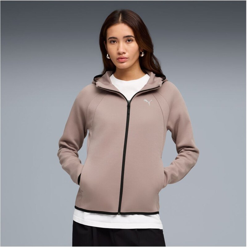 PUMA - EVOSTRIPE FULL-ZIP HOODIE DK DÁMSKÁ PROPÍNACÍ MIKINA
