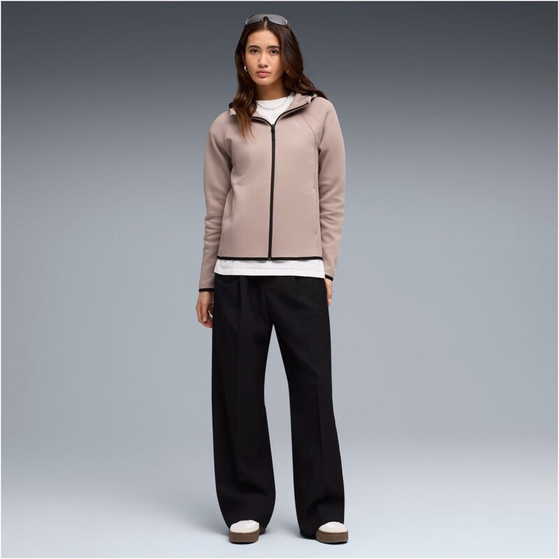 PUMA - EVOSTRIPE FULL-ZIP HOODIE DK DÁMSKÁ PROPÍNACÍ MIKINA
