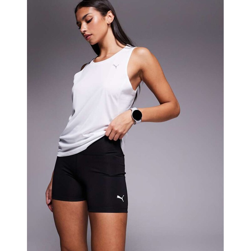 Puma Essential high waisted 5 shorts in black