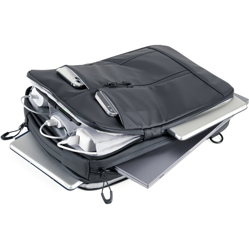 Taška a batoh v 1 „Troika black bag to business“