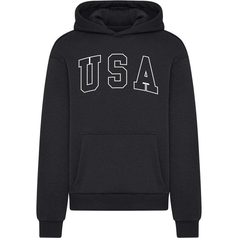 Mister Tee Mikina USA černá