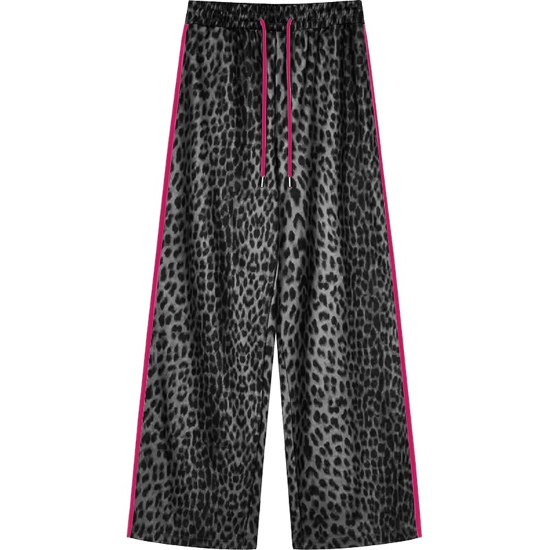 OH APRIL Kalhoty Kael šedá / pink / černá 112740943