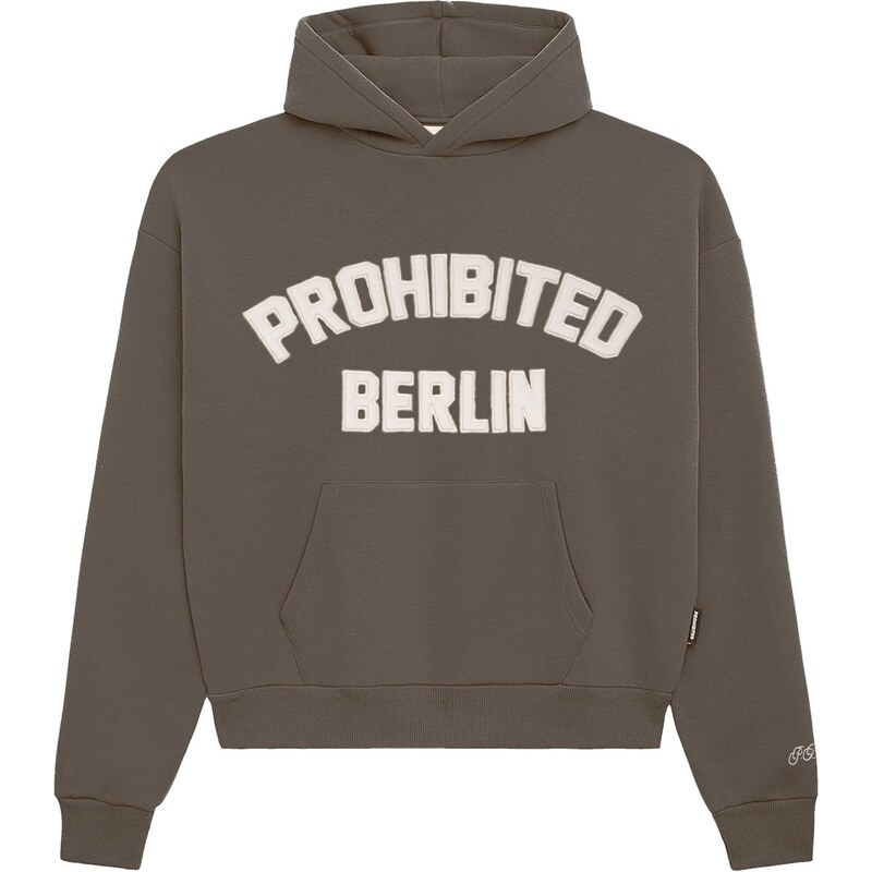 Prohibited Mikina Berlin béžová / bobule