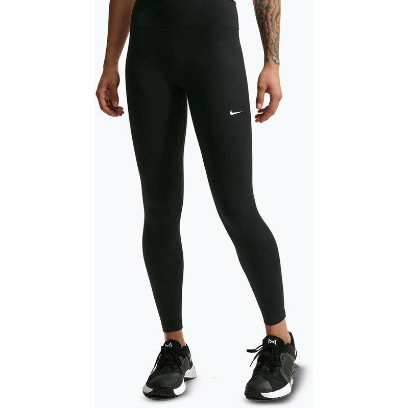 Dámské legíny Nike One Seamless Front High-Waisted black/white
