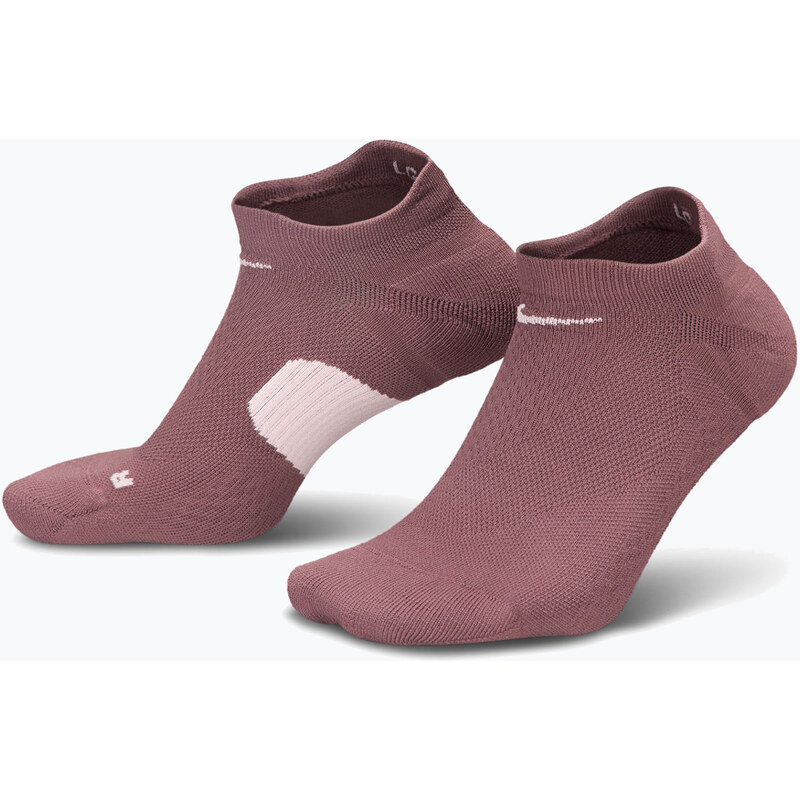 Ponožky Nike Running Midweight No-Show tattoo/particle rose