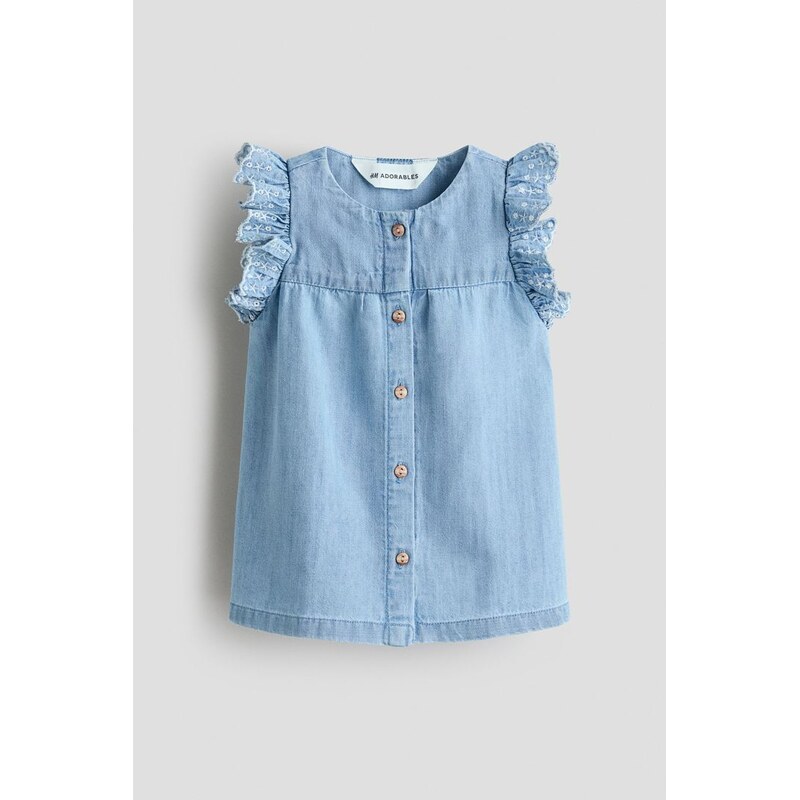 H&M - Denim dress - Světlý Denim Blue