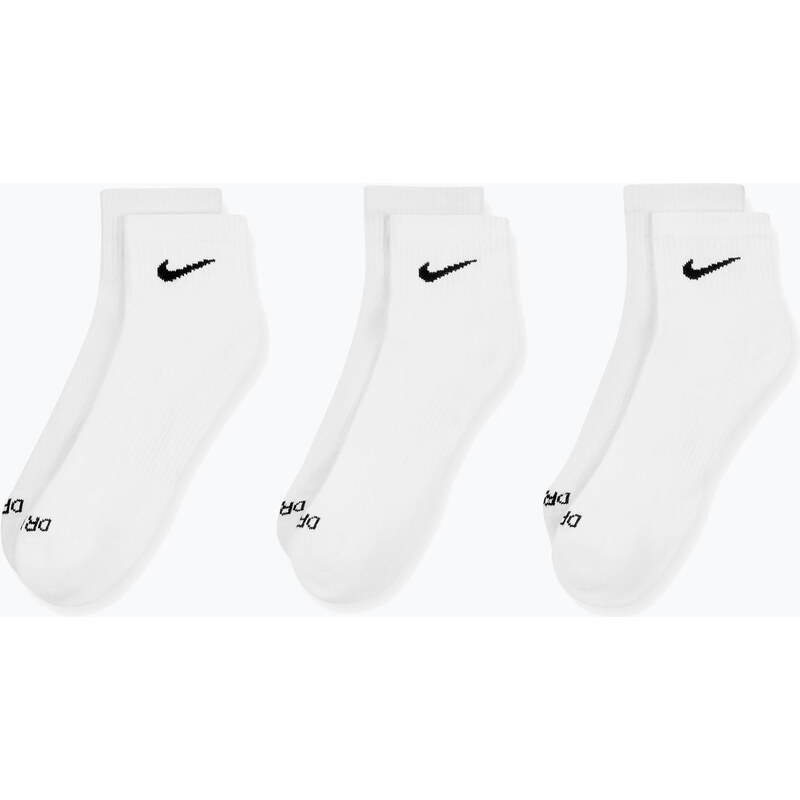 Ponožky Nike Everyday Plus Cushioned Ankle 3 páry white/black