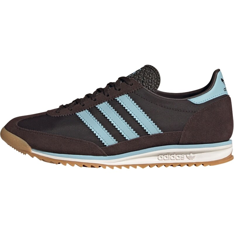 ADIDAS ORIGINALS Tenisky SL 72 OG světlemodrá / tmavě hnědá