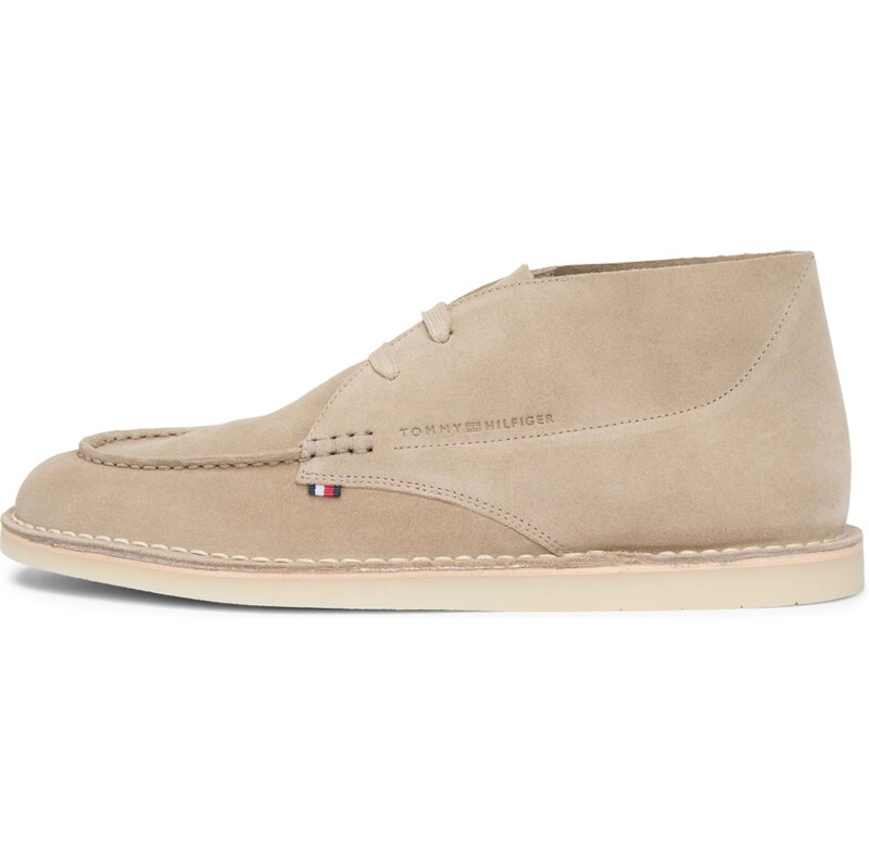 TOMMY HILFIGER Šněrovací boty béžová
