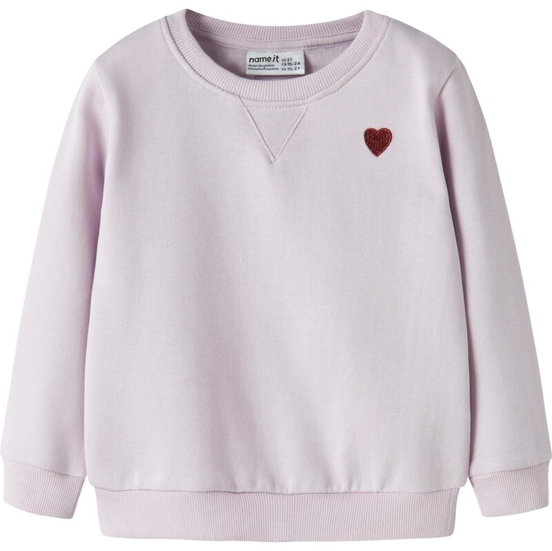 NAME IT Mikina NMFVima pink / červená