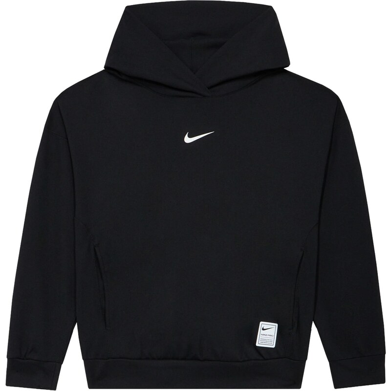 NIKE Sportovní mikina černá / bílá