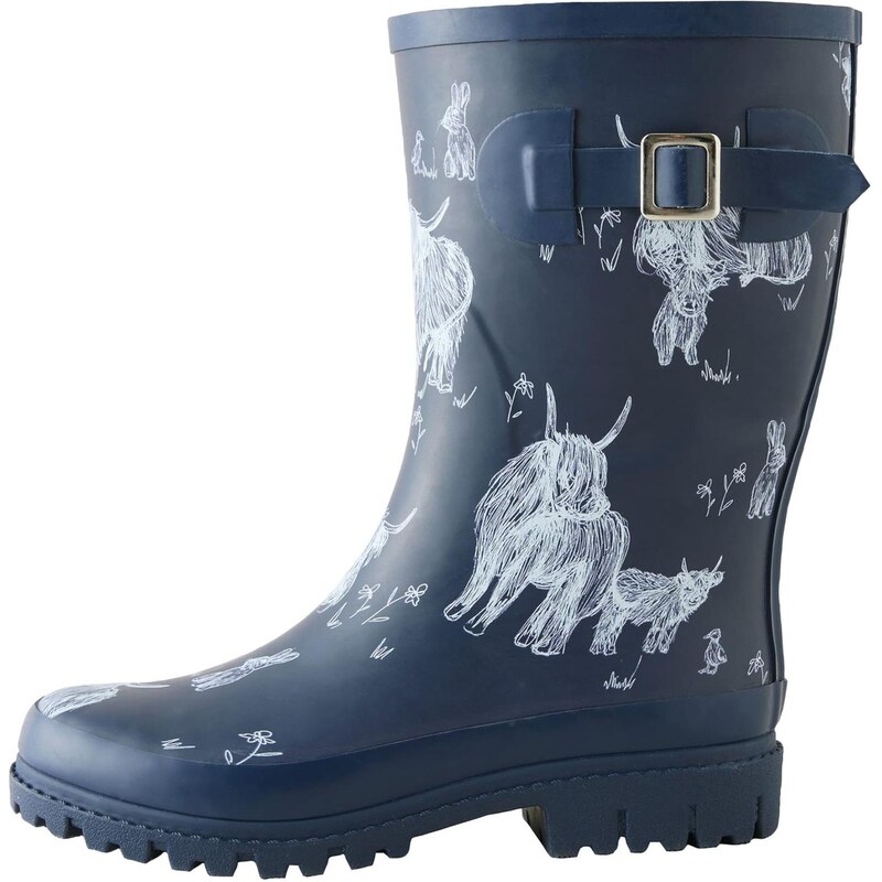 Next Holínky Hamish The Highland námořnická modř / offwhite 112750714
