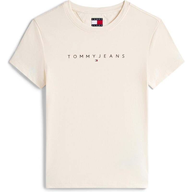Tommy Jeans Plus Tričko nažloutlá / námořnická modř / červená /
