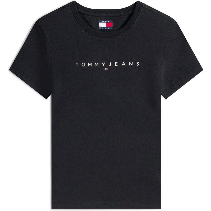 Tommy Jeans Plus Tričko černá / bílá 112750786