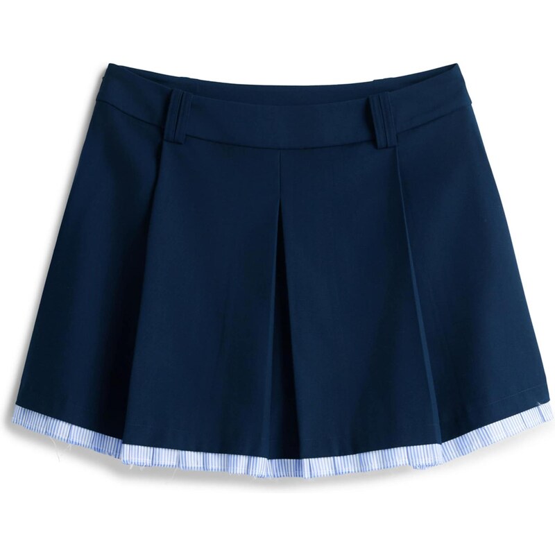 Tommy Jeans Sukně světlemodrá / tmavě modrá / bílá 112750809