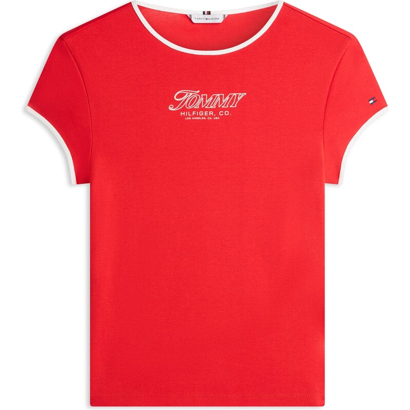 TOMMY HILFIGER Tričko humrová / bílá