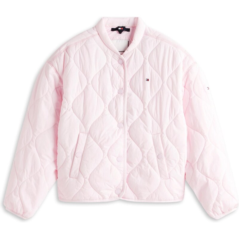 TOMMY HILFIGER Přechodná bunda růžová