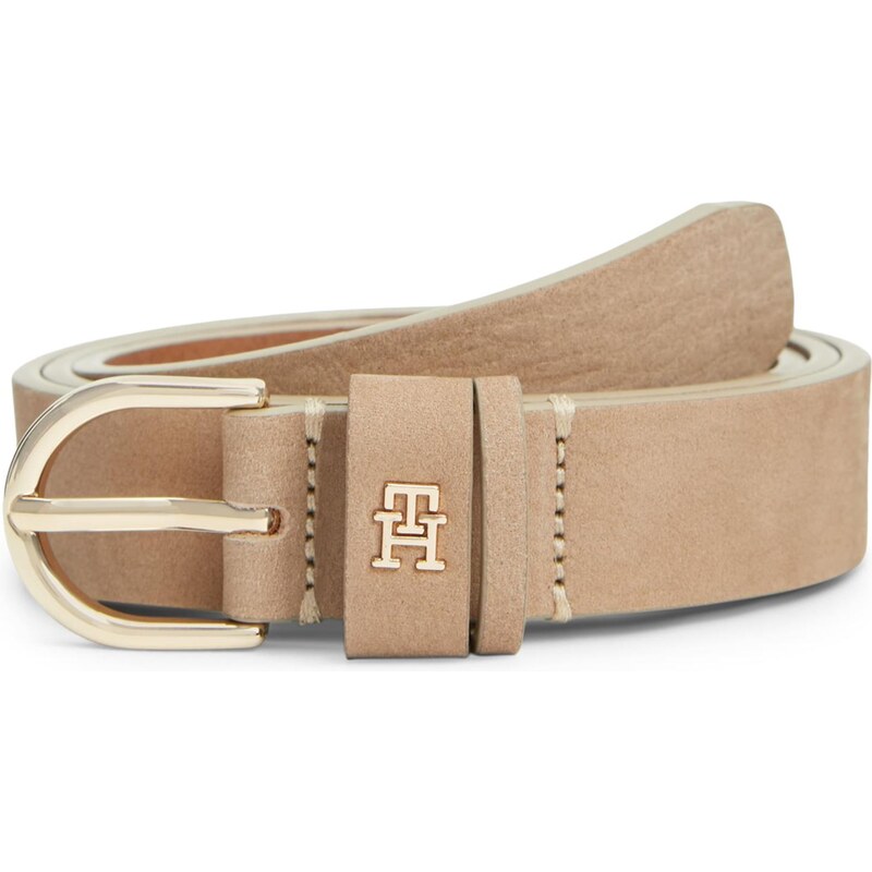 TOMMY HILFIGER Opasek ESSENTIAL EFFORTLESS 2.5 béžová