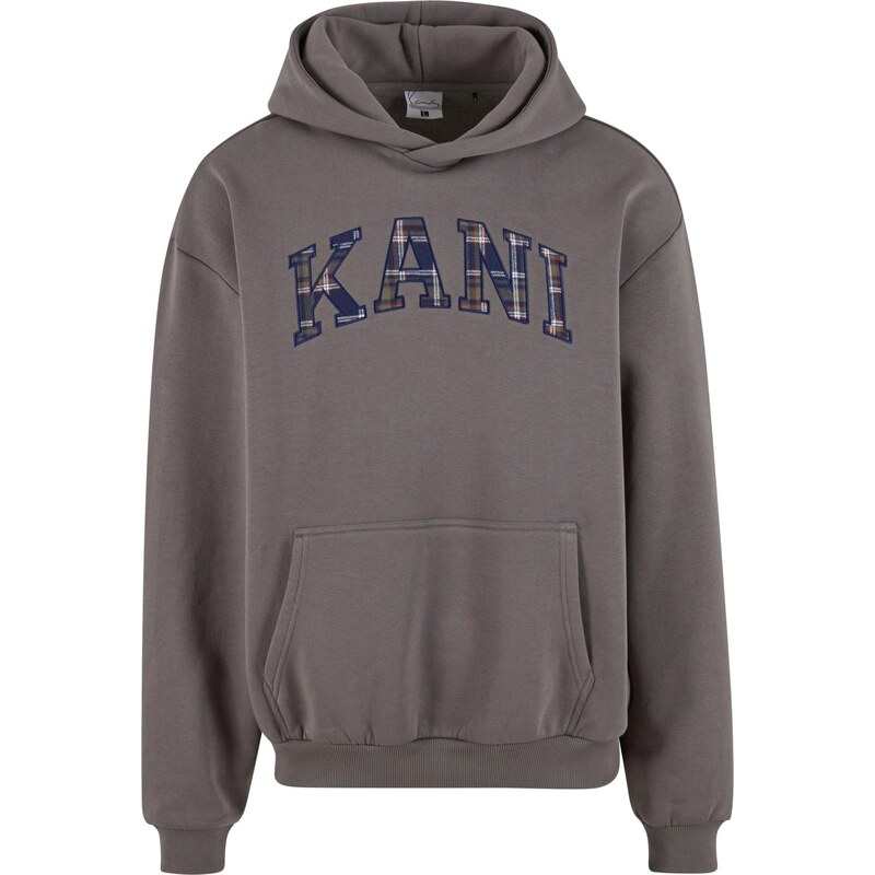Karl Kani Mikina Serif tmavě modrá / tmavě šedá / bílá