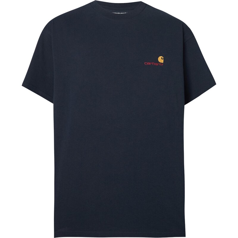 Carhartt WIP Tričko American Script námořnická modř / tmavě