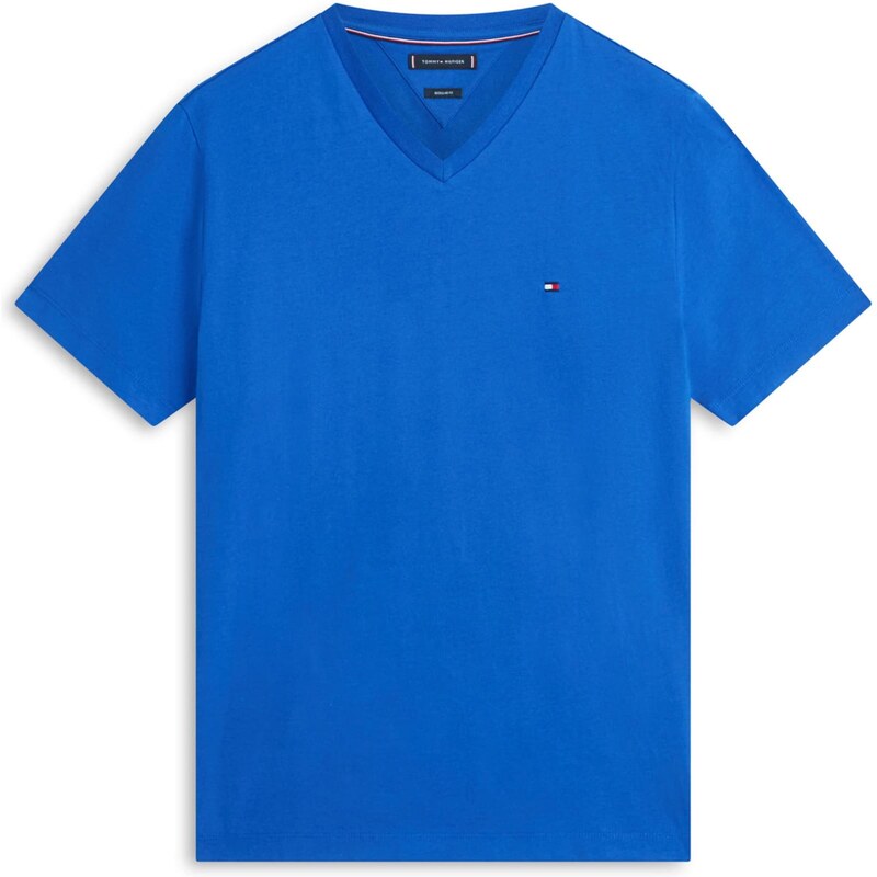 TOMMY HILFIGER Tričko ESSENTIAL modrá