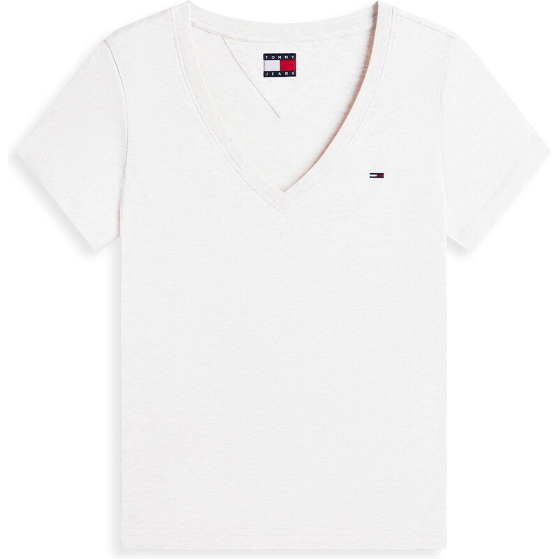 Tommy Jeans Tričko světle šedá