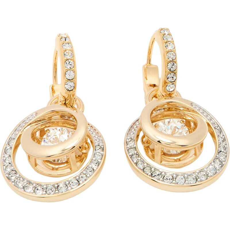 Swarovski Náušnice zlatá