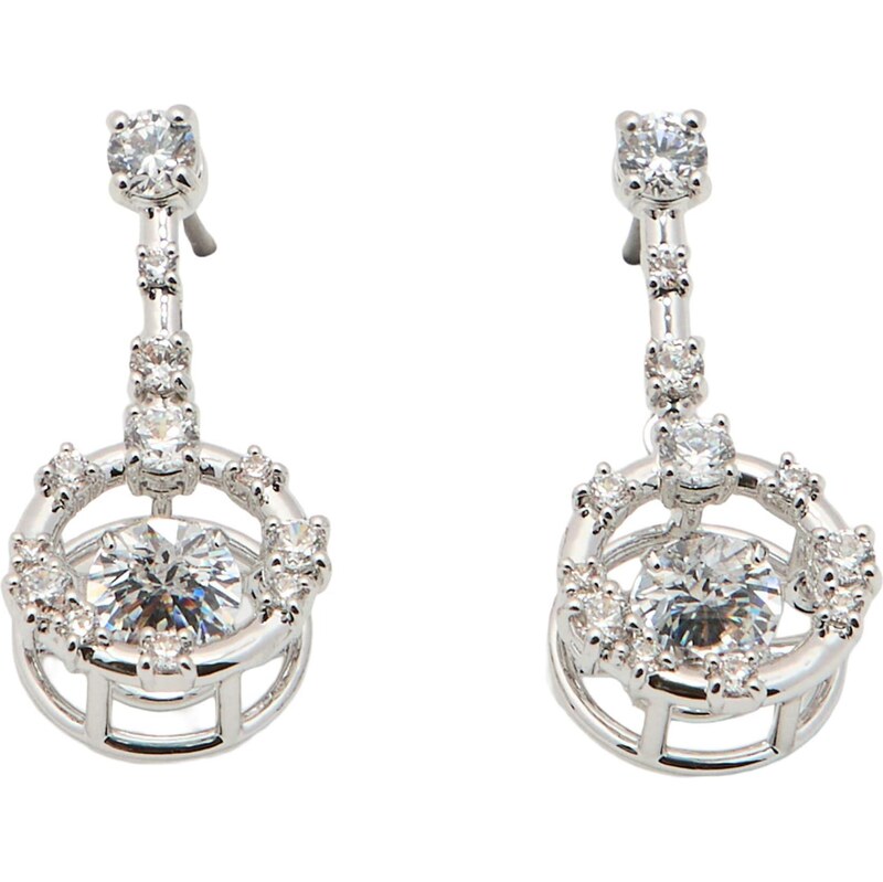 Swarovski Náušnice stříbrná