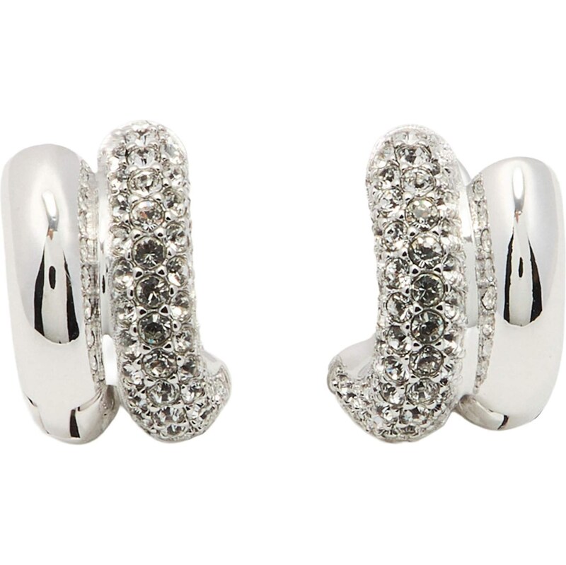 Swarovski Náušnice stříbrná / průhledná