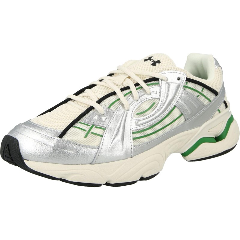 UNDER ARMOUR Sportovní boty 'Sola' krémová / zelená / černá / stříbrná