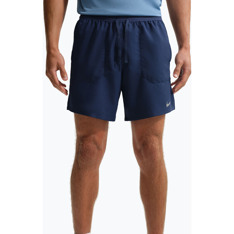 Běžecké šortky pánské Nike Stride Dri-Fit Brief-Lined 7 midnight