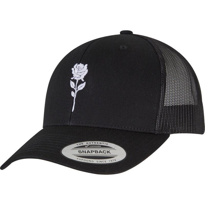 Mister Tee Černá kšiltovka Rose Retro
