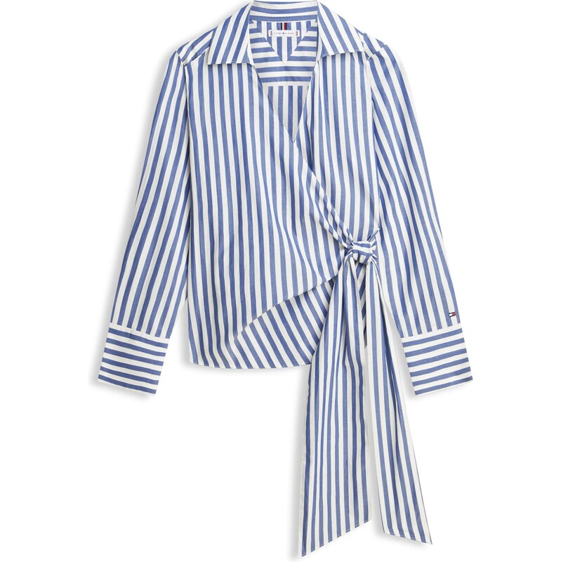 TOMMY HILFIGER Halenka marine modrá / bílá 112759652