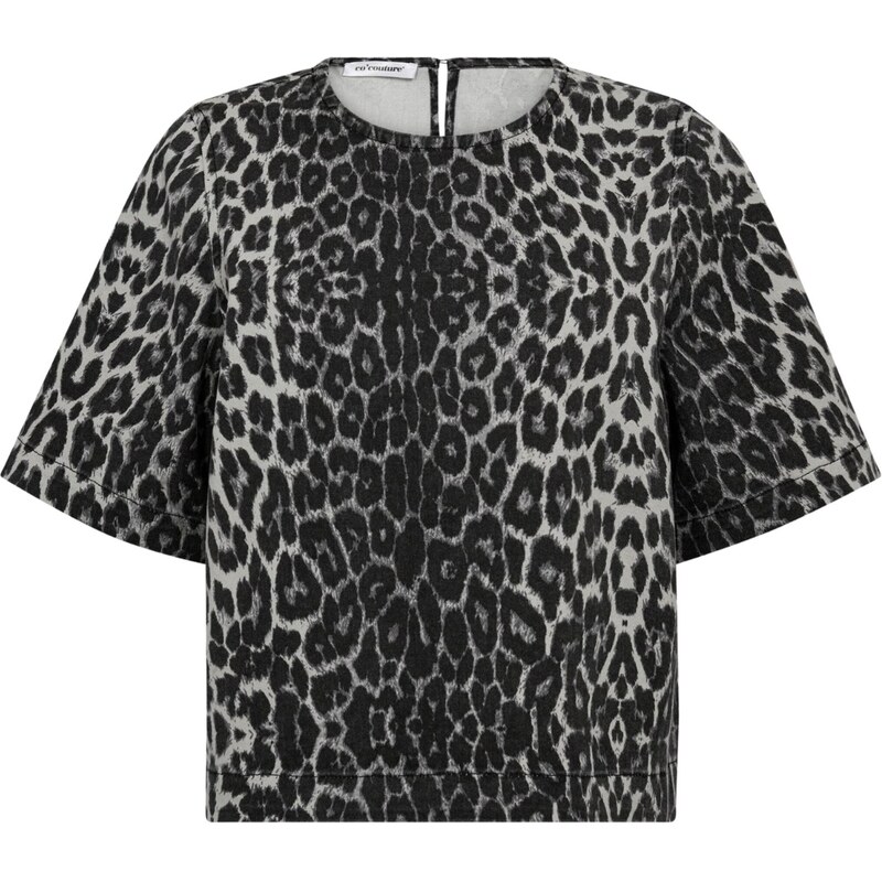 cocouture Tričko Leo čokoládová / šedá / černá 112758640