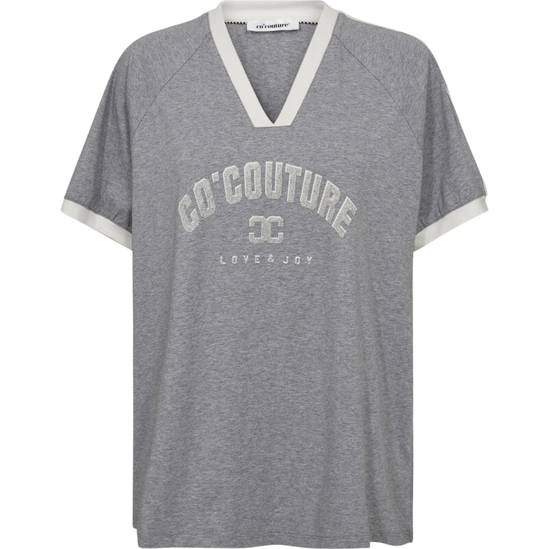 cocouture Tričko Siara šedá / offwhite
