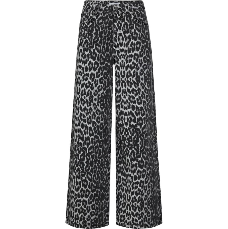 cocouture Kalhoty  Leo  šedá / černá