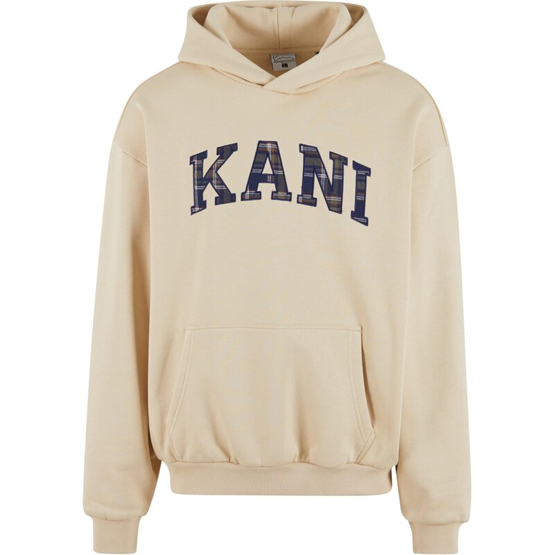 Karl Kani Mikina Serif písková / indigo / bílá