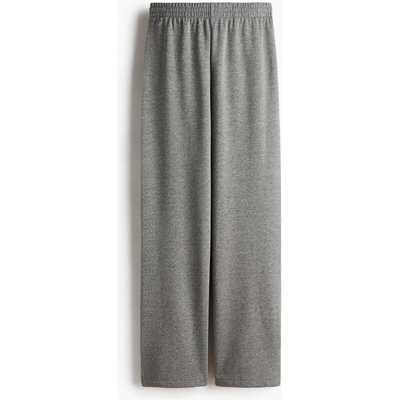 H&M - Teplákové kalhoty - Šedý Melír