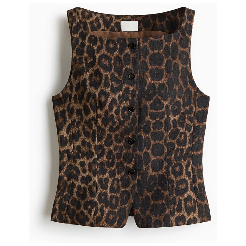 H&M - Elegantní vesta - béžová 112763564