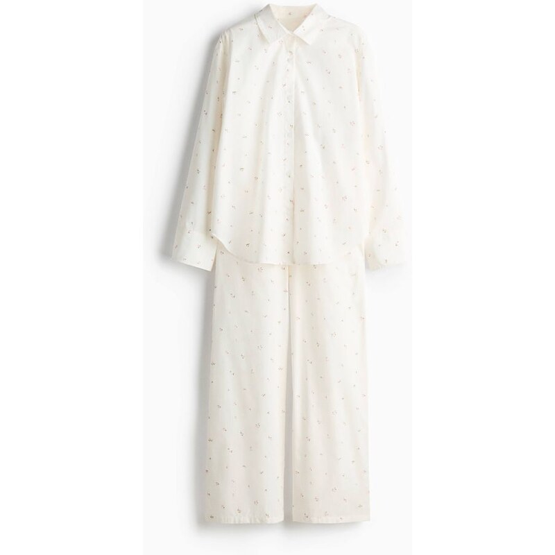 H&M - Bavlněné pyžamo - bílá 112763570