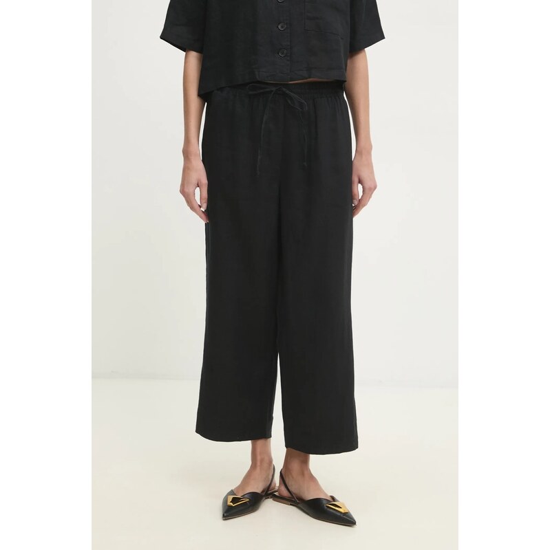 DKNY Lněné kalhoty Dkny