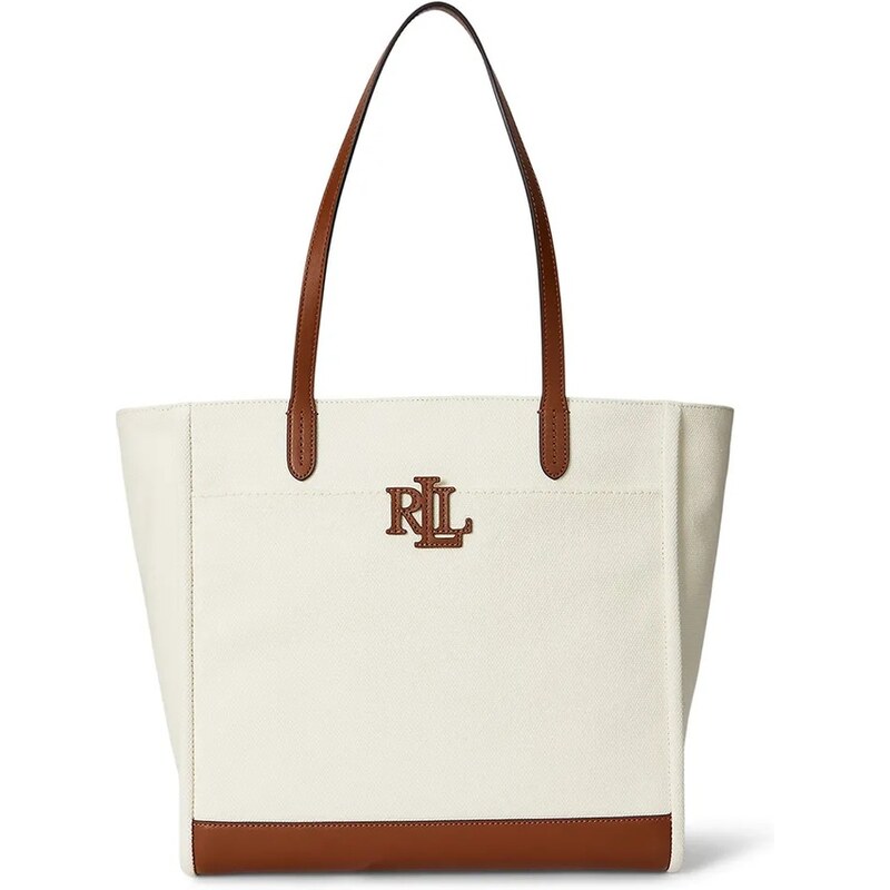 Lauren Ralph Lauren Bavlněná kabelka Lauren Ralph Lauren