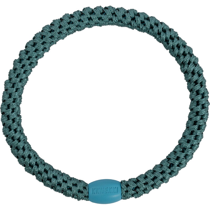 Gumička do vlasů Kknekki Slim Petrol Green
