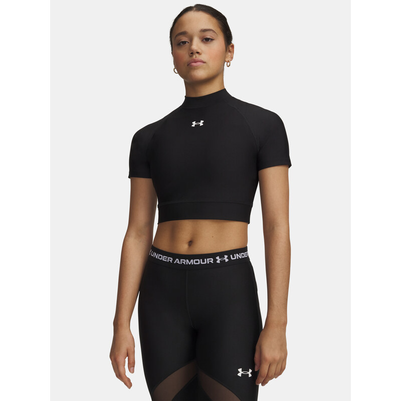 Under Armour HeatGear Crop Mock SS triko