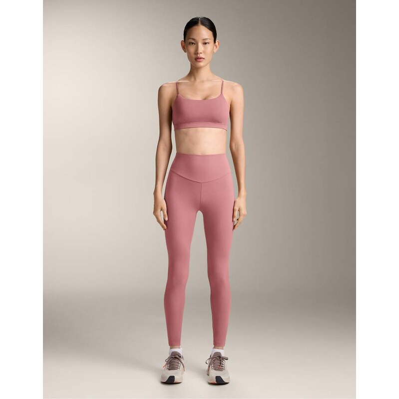 OYSHO Comfortlux high-rise ankle-length leggings in pale pink 112778611