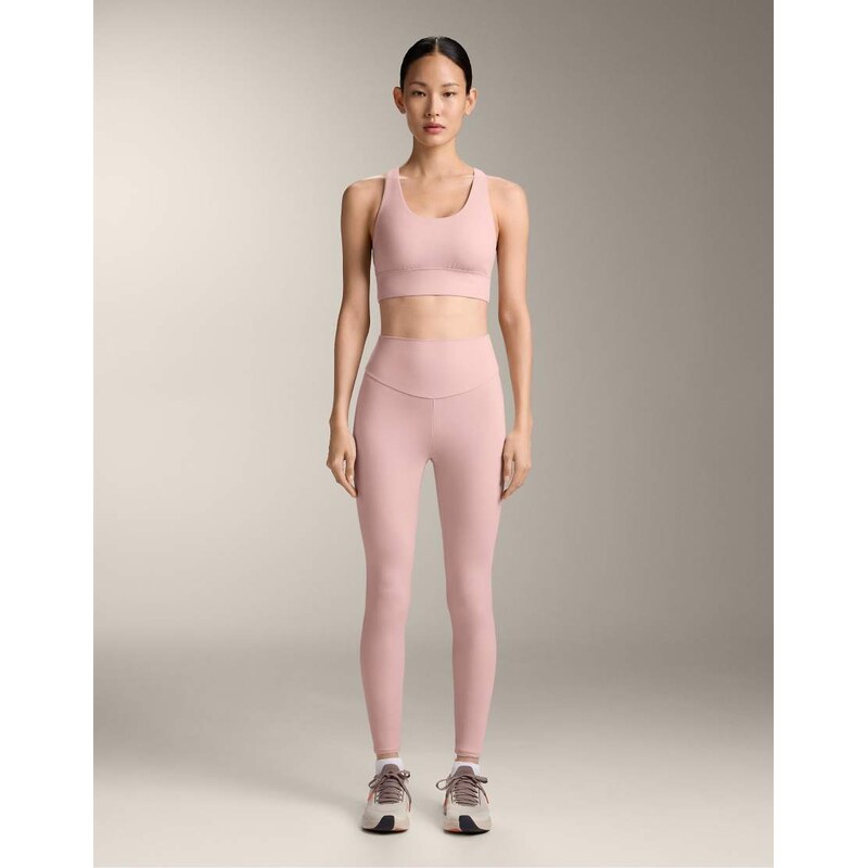 OYSHO Comfortlux high-rise ankle-length leggings in pale pink 112778711