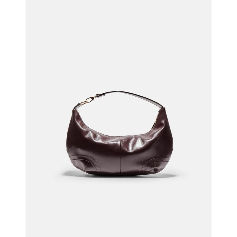 Stradivarius Long bag with seams in brown 112778645